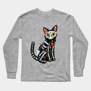 Dia de los Meow-tos Long Sleeve T-Shirt